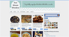 Desktop Screenshot of fewminutewonders.com
